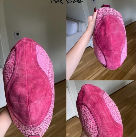 Coach Pink Hobo Bag - Picture 4 of 5